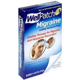Well Patch Cooling Headache Pads, Migraine  24 packs  