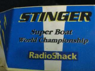 Vintage Stinger RC Boat No Remote  