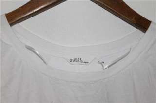 NEW GUESS WOMENS TEE WHITE  