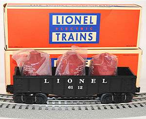 LIONEL #6112 1 Gondola with Canisters Re Issue  