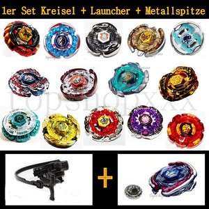 Kreisel + Launcher für Beyblade Metall Fusion Arena Metal Masters 4D 