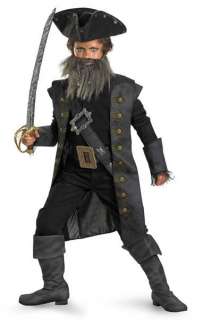 Pirates of the Caribbean Blackbeard Deluxe Child Costum  