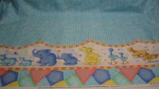   Springs Industries Baby Love Juvenile Pastel Animal Cotton Fabric