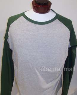 NWT~LEVIs Mens Baseball Style Long Sleeve Raglan T Shirt Various 