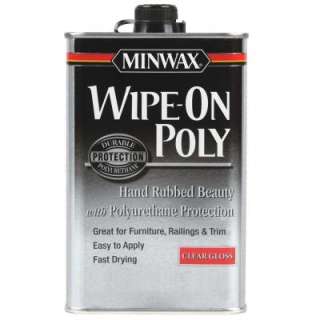 Minwax 1 Pint Clear Gloss Wipe On Poly 40900 
