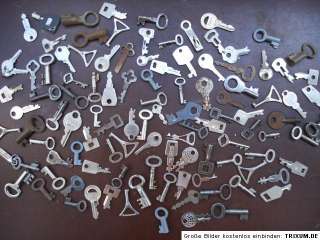 Schlüssel , 107 kleine alte Schlüssel   old small keys Konvolut 