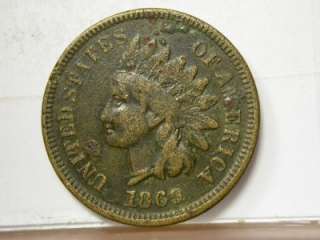 1869 VG INDIAN HEAD SMALL CENT ID#K786 ~~  