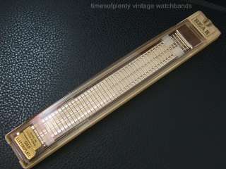 NOS 20mm Bear Flex Gold rgp 1960s Vintage Watch Band  
