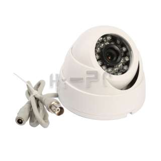 Night Vision Dome Security Color 24IR Camera CCTV Wide angle 4mm Lens 