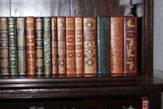   LIBRARY international set 20 volumes fine binding ART gilt SHOW  