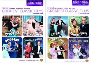 TCM GREATEST CLASSIC FILMS COLLECTION ASTAIRE ROGERS VOL 1 + 2 New DVD 