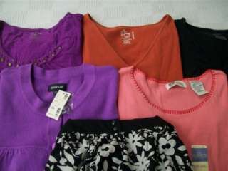 Plus Size LOT of 6 Womens Daily Wear Shirts Size 3XL 22/24 AVENUE NWT 