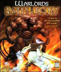 Warlords Battlecry w/ Manual PC CD good vs evil fantasy real time 