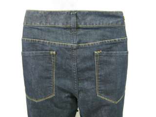 QUALITY DENIM X2 Stella Dark Cropped Jeans Capris 10  