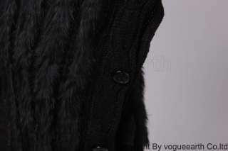 9130 new real rabbit&wool line fur brown/black/khaki/dark gray jacket 