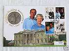 ISLE OF MAN 1997 GOLDEN WEDDING B/UNC CROWN   first day coin cover