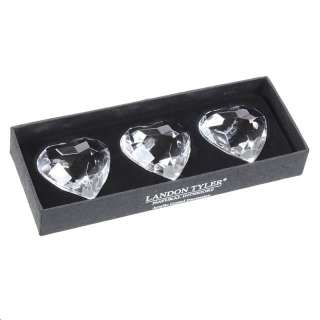 TABLE SCATTER CRYSTAL CLEAR ACRYLIC HEARTS 45MM  