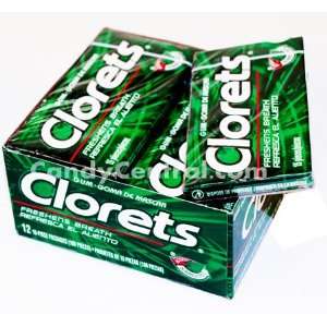 Clorets Gum (12 Ct)  Grocery & Gourmet Food