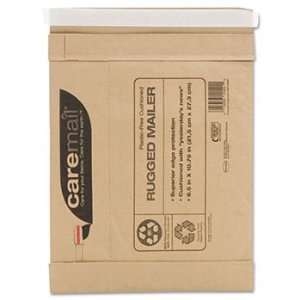 Caremail Rugged Padded Mailer, Side Seam, 8 1/2 x 10 3/4, Light Brown 