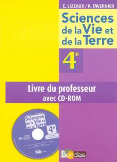 Lizeaux & Baude SVT 4ème guide professeur + cd rom (édition 