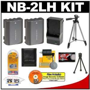  (2) CTA NB 2LH Rechargeable Li ion Batteries + Mini 