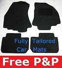 FORD FOCUS ST 2005 Black Tailored Car Mats 32F