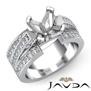 Diamond Ring Princess Setting Prong 14k W Gold s6.5 Engagement 
