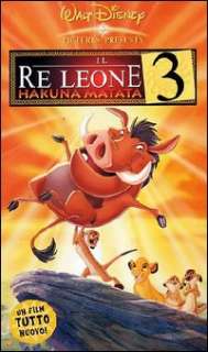 Il Re Leone 3. Hakuna Matata 2004 VHS  