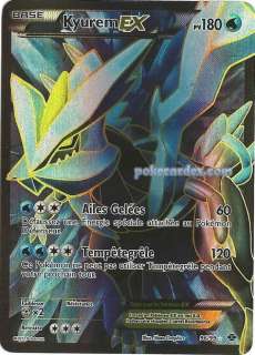 Carte Pokémon KYUREM EX HOLO 38/99 NOIR & ET BLANC DESTINEES FUTURES 