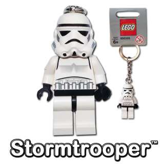 LEGO Star Wars Schlüsselanhänger, Yoda, Darth Vader, Obi, Storm 