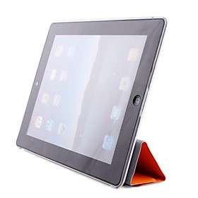 US$ 17.99   Sleep/Wake up enabled Leather Case for iPad 2 (Orange 