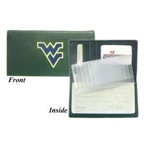  West Virginia Mountaineers Embroidered Leather Checkbook 