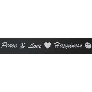  Peace Love Happiness Decal Patio, Lawn & Garden