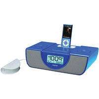 iHome iP43 Dual Alarm Clock Radio (Blue) IP43LV 
