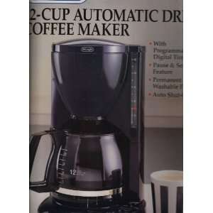  Delonghi 12 cup Automatic Drip Coffee Maker Kitchen 