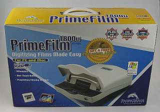   scanner type film scanner 35 mm interface usb optical resolution 1800