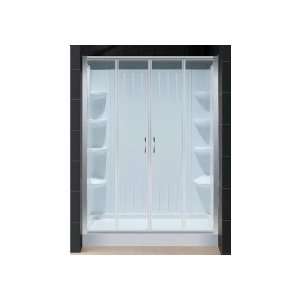   DL 6109C 04FR Shower Door, Base & Backwall Kit: Home Improvement