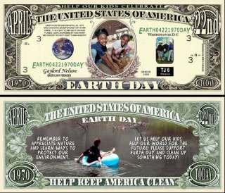 OUR EARTH DAY DOLLAR BILL (500 Bills)  