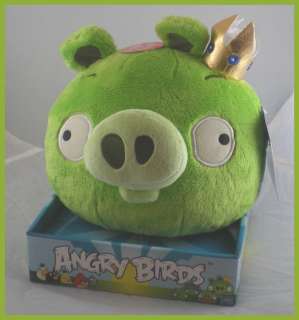 Angry Birds 8 Plush Green Pig King Sound NEW  