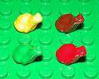 Lego   Minifig, Animal   Frog (X4) Red, Yellow,