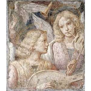  Music Making Angels   a Fragment by Bernardino Luini . Art 