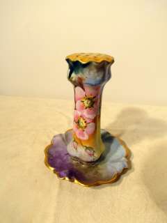 Antique Limoges Hand Painted Hat Pin Holder,   