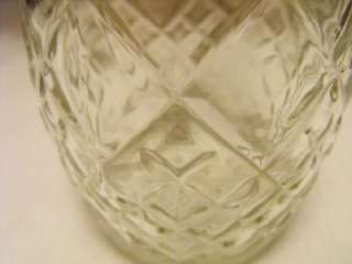 Vintage Cut Glass Wine Bottle Decanter  
