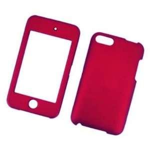 Apple Ipod Touch 2nd 3rd Generation Crimson Red Rubberized Case: Cell 