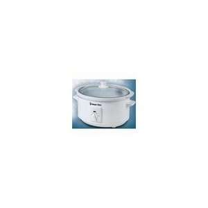  Magic Chef 3.5L White Oval Slow Cooker ( MCSC3WO 