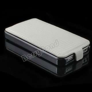 Deluxe Snake Flip Leather Case Cover Skin for Apple iPhone 4S 4 4G 