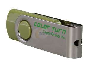     Team Color Turn 16GB USB 2.0 Flash Drive (Green) Model TG016GE902G