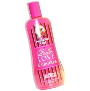 AUSTRALIAN GOLD PEACE LOVE & AND CUPCAKES 10X BRONZER TANNING BED 