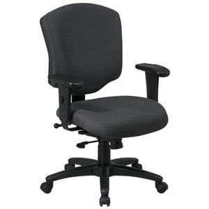 Distinctive Mid Back Executive Chair with 3 Position Locking 2 to 1 