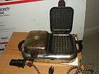 VINTAGE GENERAL ELECTRIC WAFFLE BAKER AUTOMATIC 3 SETTING WAFFLE MAKER